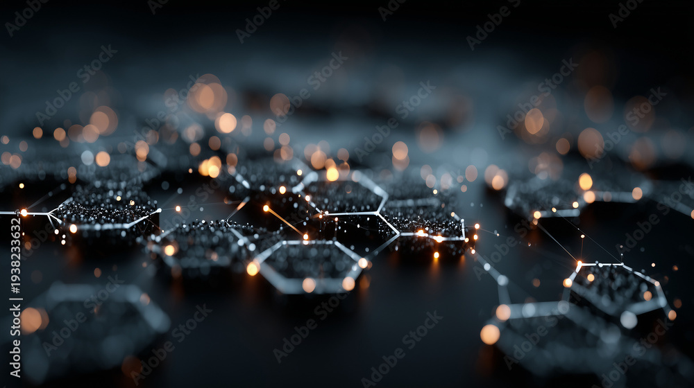 custom made wallpaper toronto digitalAbstract big data network technology background with glowing connecting dots and lines