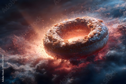 Donut Eclipse Symbolizing Sugar Consumption Crisis