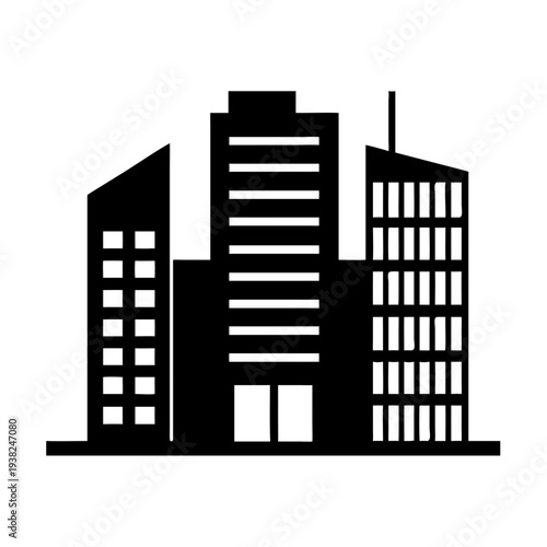 Modern office buildings cityscape urban landscape.