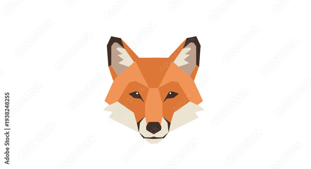 Fototapeta premium Close up of a fox face.