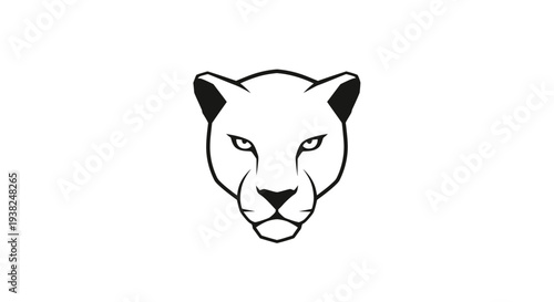 Close up of a Panther Face.