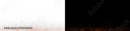Φωτογραφία Realistic blazing fire flames with glowing embers and sparks isolated on transparent background