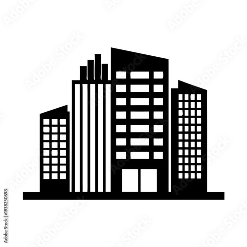 Modern office buildings cityscape urban landscape architecture.