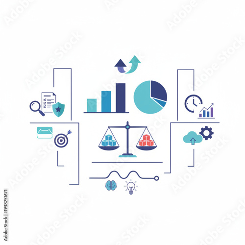 Analyzing business growth and financial metrics with data visualization and analytical tools