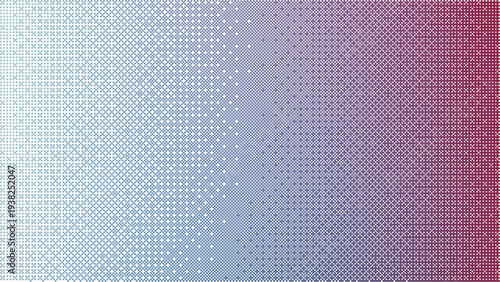 Digital technology background featuring abstract dotted pattern and gradient mesh. Cyber grid with luminous pixels creates futuristic tech atmosphere for presentations.