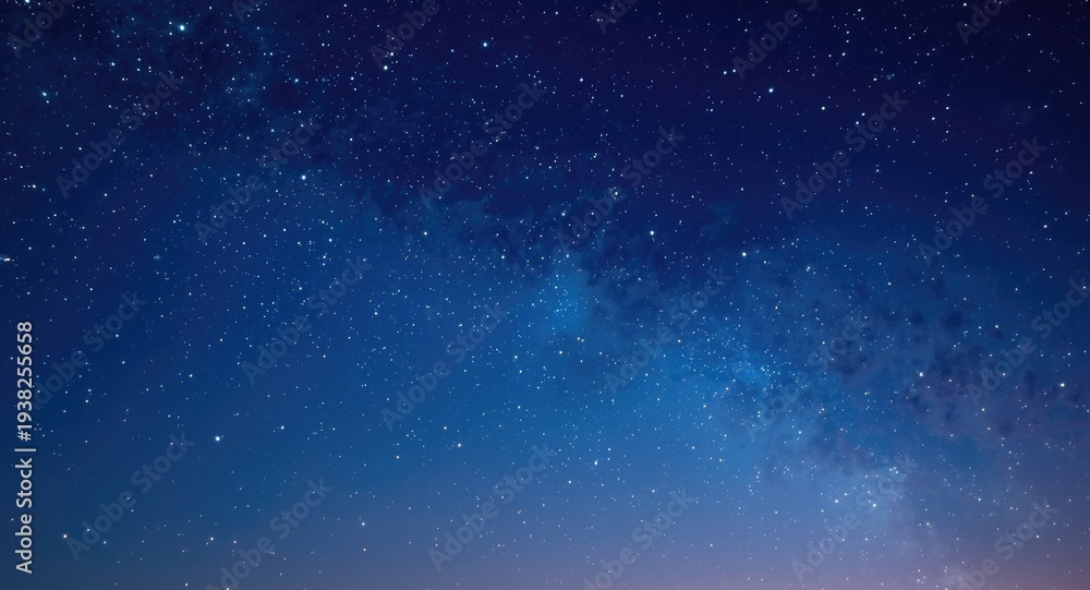 Obraz premium Bright 3D cartoon star field backdrop showing vivid starry night sky and outer space texture