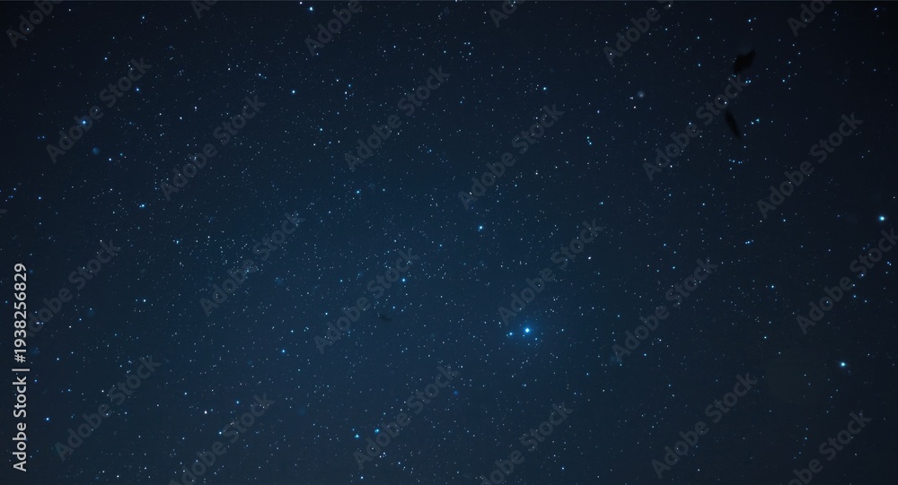 Fototapeta premium A beautiful starry night vista with clusters of twinkling stars