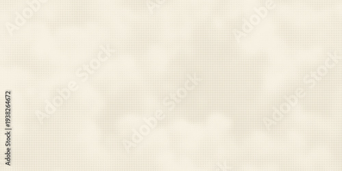 Retro beige halftone paper texture. Vintage craft ecru wallpaper with speckles, flecks, particles. Light cream grunge grain overlay background. Dirty dotted specked canvas material backdrop. Vector