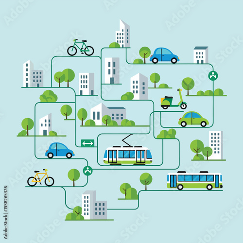 Sustainable City Transportation Network