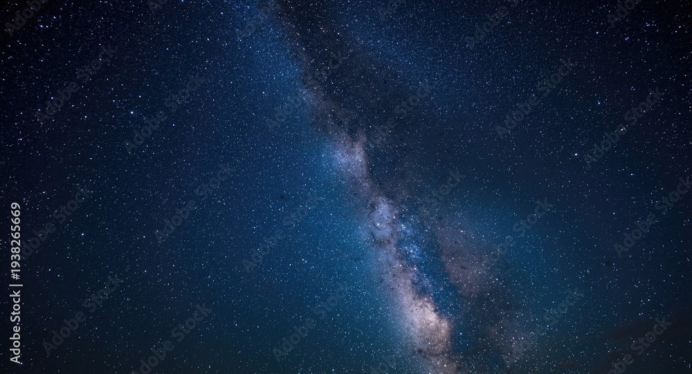 Fototapeta premium Celestial Milky Way Star System under a Clear Night Sky