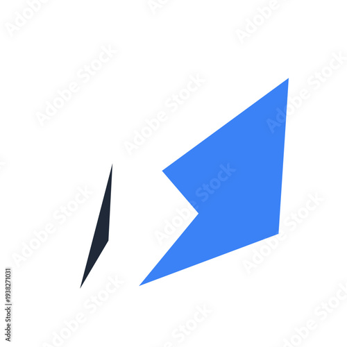 Geometric form representing balance concept