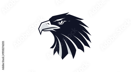 Eagle Head Logo Illustration Design.