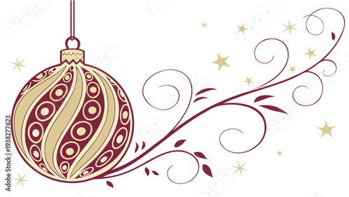 Luxury Gold and Silver Christmas Bauble Ornaments – Realistic 3D Festive Hanging Decorations on Transparent Background Vector