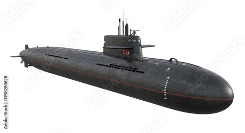 Submarine Underwater Military Vessel Navy.