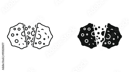 Asteroid Divide Break Impact Abstract Concept