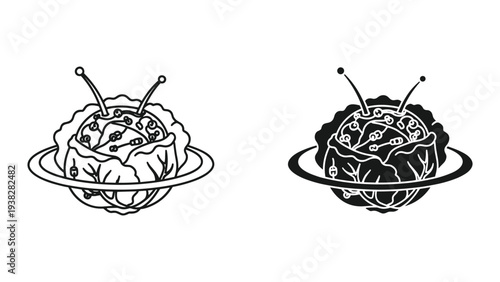 Cabbage Planet Science Fiction Concept