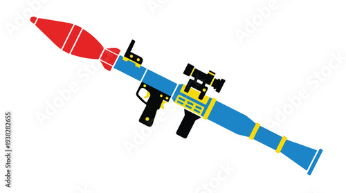 Illustration of a Rocket Propelled Grenade Launcher.
