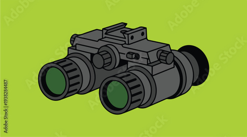 Night Vision Goggles Illustration.