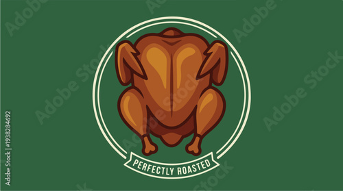 Perfectly Roasted Chicken Emblem.