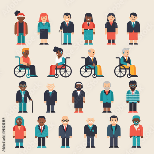 Diverse Group of People with Disabilities