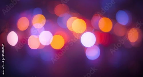 Blurred light dots in bright colors with a smooth textured backdrop