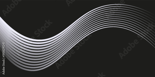 Abstract light streaks on a dark backdrop creating a dynamic, energetic mood modern pattern