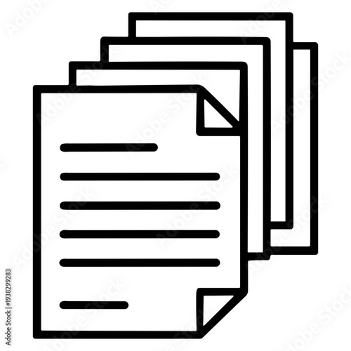 Internet Service Outline Icon