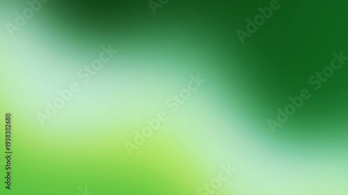 Smooth green gradient abstract motion background with soft focus blur.