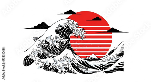 vector illustration of a fish