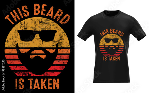 Sorry This Beard Is Taken Funny Valentines Day