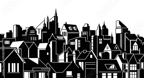 vector illustration of a city