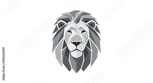 Lion Head Illustration Artwork Design Element.