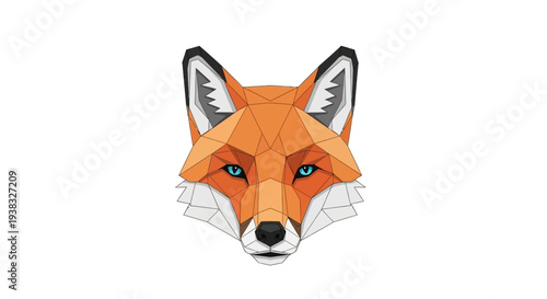 Illustration of a Red Fox Head.