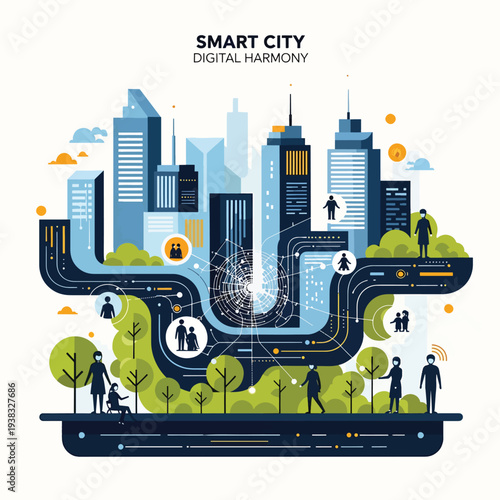 Smart City Concept Art