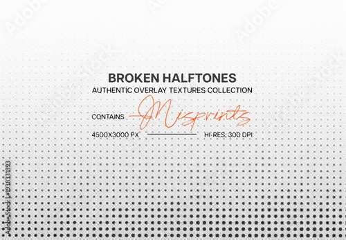 Halftone Bad Printer Textures