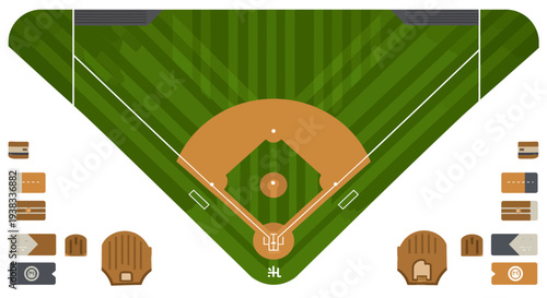 Dynamic Baseball Field Layout for Game Play