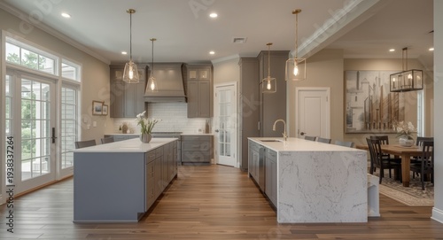 Visual metaphor for house listing combined with remodeling and renovation design concepts