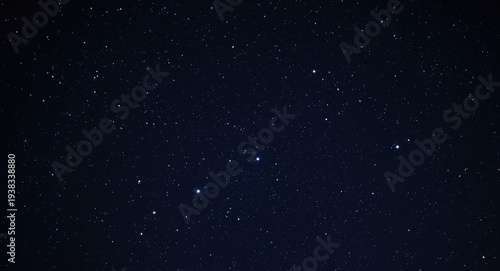 dark sky illuminated by the radiant Pleiades star cluster