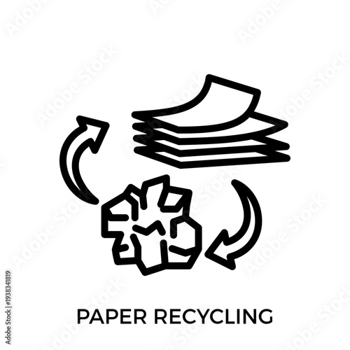 Recycling Paper Recycling Icon