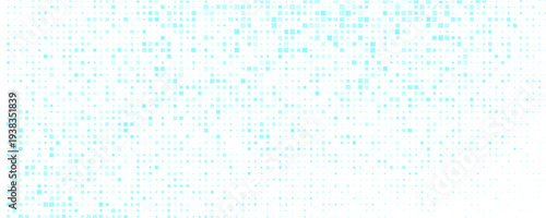 Light Blue, Green vector modern geometrical circle abstract background. Dotted texture template. Geometric pattern in halftone style with gradient.