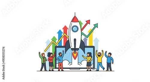 People Celebrating Business Success Together.