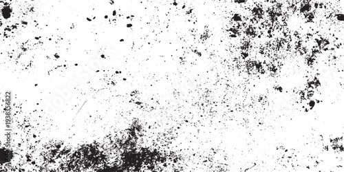 . Distressed retro paper abstract stock illustration cracked texture overlays for space or text. White black dust overlay grunge texture with distressed grain noise effect. Abstract grunge concrete wa
