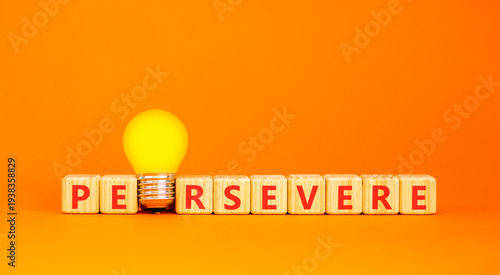 Fotografia Persevere symbol