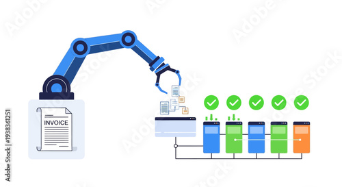 Robotic Arm in Industrial Setting.