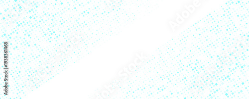 Light Blue, Green vector modern geometrical circle abstract background. Dotted texture template. Geometric pattern in halftone style with gradient.