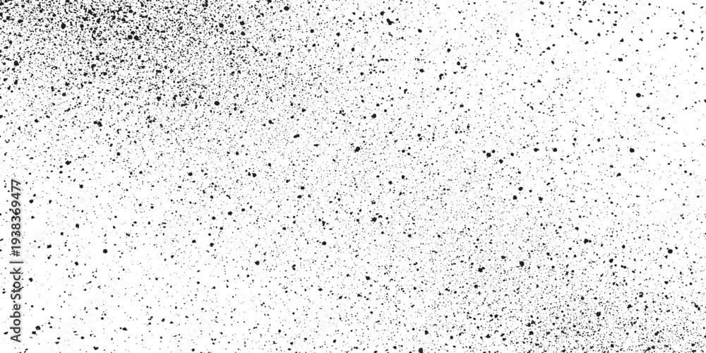 Obraz premium Dirty or dust film grain speck grit grunge overlay Dirty or dust film grain speck grit grunge overlay on white dust overlay creat grunge scratched effect. Black and white abstract background.