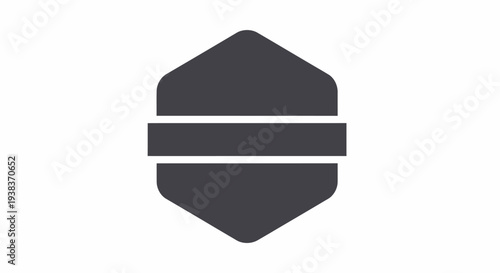 Simple black shield icon symbol.