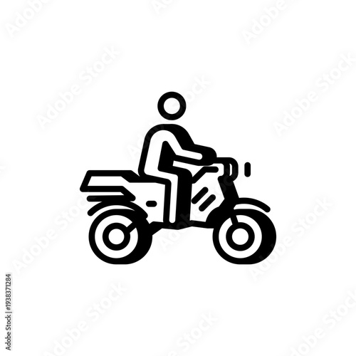 ATV quad bike transport icon