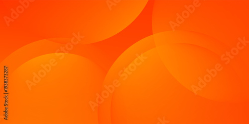 Abstract minimal background with orange color. Dynamic shapes composition. Eps10 vector