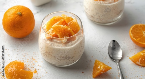 Citrus orange and milk chia...